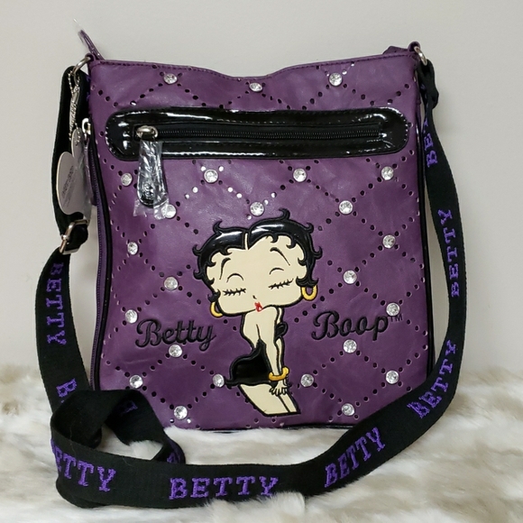 Betty Boop Handbag in Purple